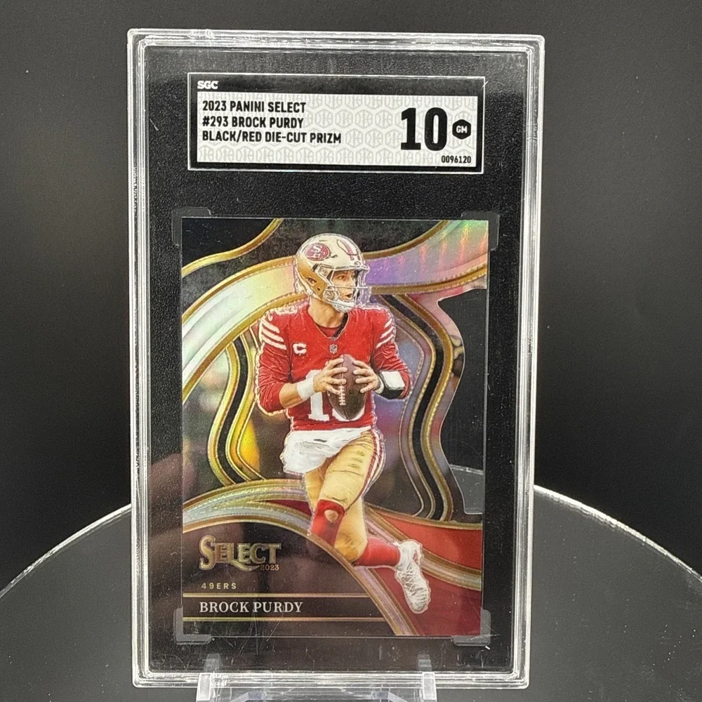 2023 Select Brock Purdy  Club Level No.293 Black/Red Prizm 49ers PSA 10 SP